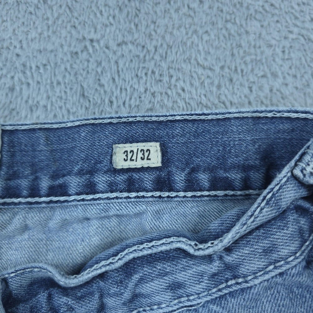 Ariat M4 Coltrane Jeans Mens 32x32 Light Blue Wash Bootcut Distressed - Picture 6 of 16